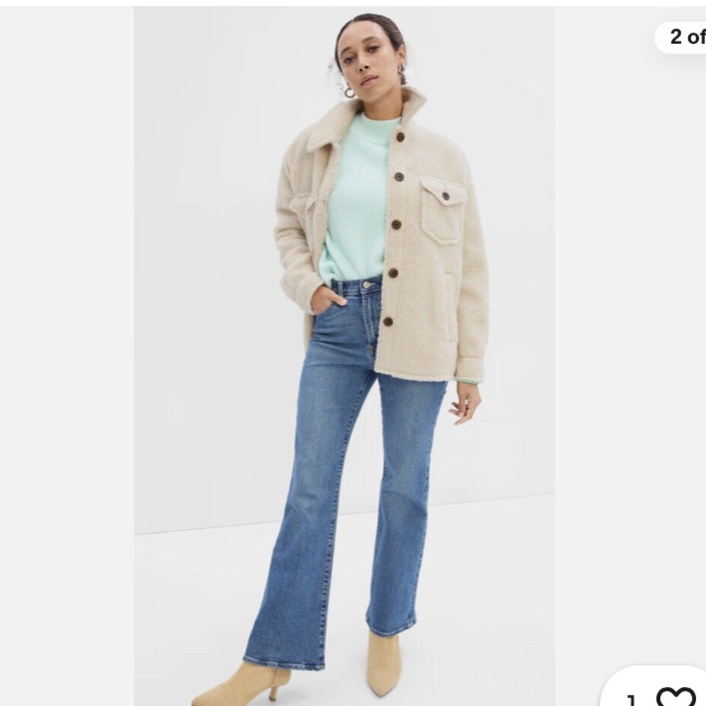 GAP Sherpa Shirt Jacket